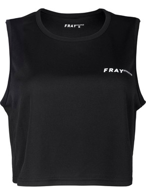 Fray Athletics Black Jasper Crop Top