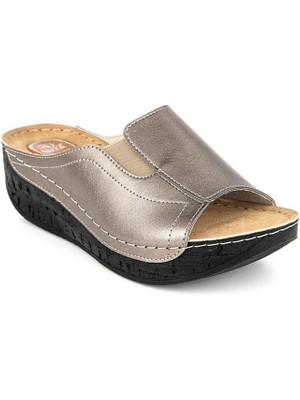 Muya Attica 32257-772 Jelli Anatomik Kadın Terlik Çelik 36-40