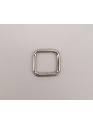 Angel Çanta Aksesuar Gümüş Renk 2 cm Kare Halka