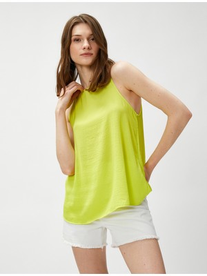 Koton Basic Atlet Kolsuz Halter Yaka