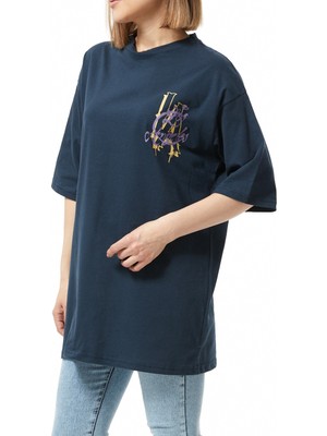 Moonjy Baskılı Oversize T-Shirt