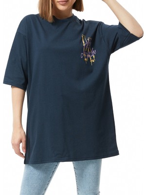 Moonjy Baskılı Oversize T-Shirt