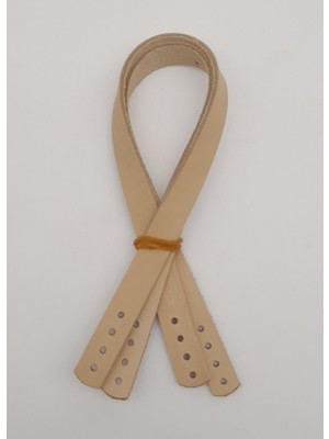 Angel Çanta Aksesuar Gerçek Deri 35X1.2 cm Ham Doğal Renk Çanta Sapı
