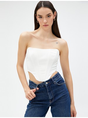 Koton Abiye Korse Büstiyer Straplez Balenli