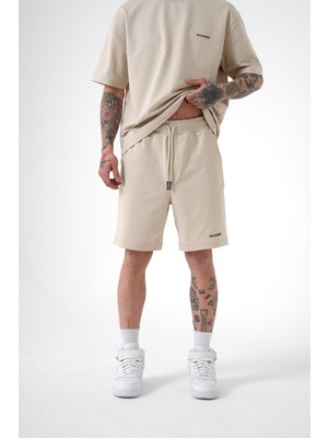 Machinist Relaxed Basic Şort Bej