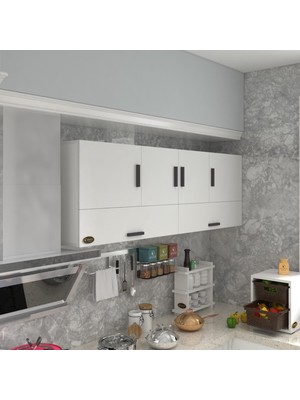Kenzlife hazır mutfak perenna byz 060*180*22 mutfak banyo dolabı kapaklı raflı