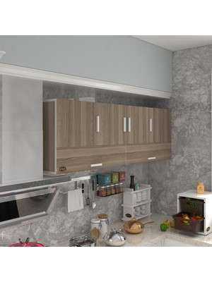 Kenzlife hazır mutfak perenna crd 060*180*22 mutfak banyo dolabı kapaklı raflı