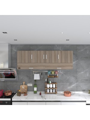 Kenzlife hazır mutfak perenna crd 060*180*22 mutfak banyo dolabı kapaklı raflı