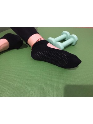 B&D Socks B&d Kadın 3'lü Tabanaltı Kaydırmaz Pilates ve Yoga Çorabı