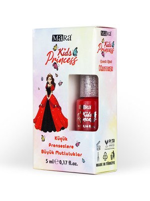 Mara Çocuk Oje Kırmızı Renkli Eğlenceli Kullanım 10 ml PETA Sertifikalı