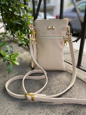 Talkıng Dreams Ekru Telefonluk Telefon Çantası