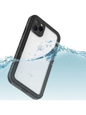 CoverZone iPhone 11 ile Uyumlu Su Geçirmez Kılıf IP68 Sertifika Waterproof 1 Saat 2 Metre Su Sızdırmaz