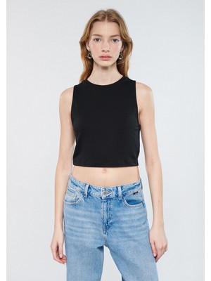 Mavi Kadın Siyah Crop Top 1610786-900