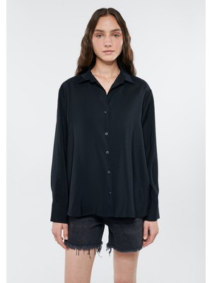 Mavi Kadın Lux Touch Siyah Gömlek 1210309-900