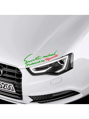 Asilmeydan Sports Mind Producad By Sport Sticker, Oto Etiket, Araç Çıkartma, Araba Tuning, Modifiye Yeşil