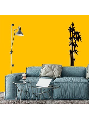 Asilmeydan Palmiye Ağaçları Silüeti Dekoratif Duvar Sticker, Çıkartma, Etiket