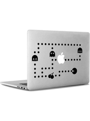Asilmeydan Pacman Nostaji Efsane Oyun Mac Book Laptop Sticker, Etiket, Çıkartma