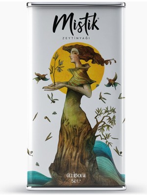 Mistik Natürel Sızma Zeytinyağı 5 Lt/2025-YENİ HASAT