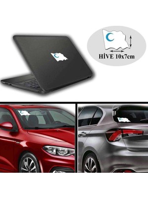 Asilmeydan Hive Arma, Araba, Cam, Laptop Etiket Oto Sticker -Araç Aksesuar 10X7 cm