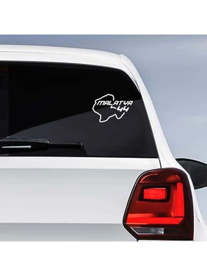 Asilmeydan Malatya İli 44 Plaka Kodu Memleket Yarış Pisti Sticker - Oto Araba Etiket, Aksesuar, Modifiye Pembe