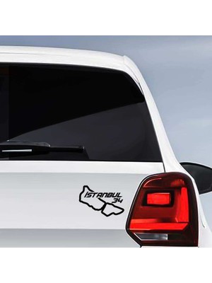 Asilmeydan Istanbul Ili 34 Plaka Kodu Memleket Yarış Pisti Sticker - Oto Araba Etiket, Aksesuar, Tuning