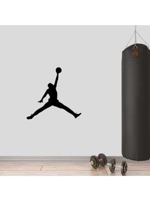 Asilmeydan Lebron James, Basket Atışı Dekoratif Duvar Sticker, Çıkartma, Etiket