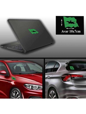 Asilmeydan Avar Arma, Araba, Cam, Laptop Etiket Oto Sticker -Araç Aksesuar 10X7 cm