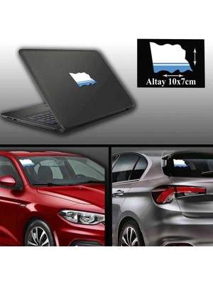 Asilmeydan Altay Arma, Araba, Cam, Laptop Etiket Oto Sticker -Araç Aksesuar 10X7 cm