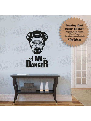 Asilmeydan Br Ba - Breaking Bad -Heisenberg - Duvar Poster Sticker Etiket - Beyaz Eşya, Dekorasyon Çıkartma