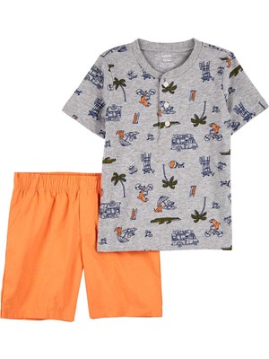Carter's Erkek Bebek Şortlu Set 2'li Paket
