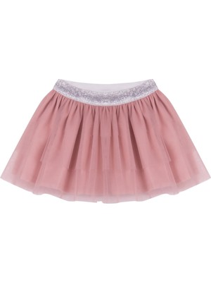 Antebies Pembe Tül Etek Kız Çocuk-Pembe-2 Yaş