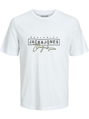 Jack & Jones Erkek Günlük T-Shirt 12235487