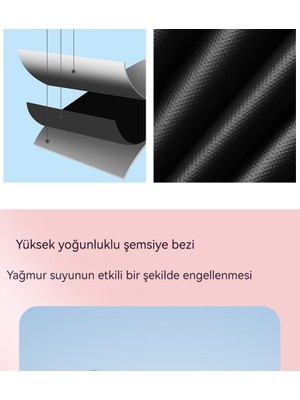 Zethus  Şemsiye Katlanır Şemsiye Vinil Güneş Koruyucu Şemsiye Mini Güneşli Şemsiye (Yurt Dışından)