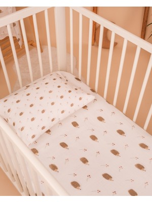 Lollie Organik Müslin Bebek & Çocuk Örtü 100 x 100 cm - Woody