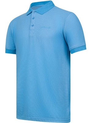 2AS Aluna Polo Yaka T-Shirt Mavi