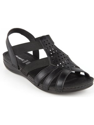 Muya Amanda 31143-001 Anatomik Kadın Sandalet Siyah 36-40