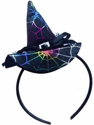 Kidspartim Halloween Cadı Şapkası Taç