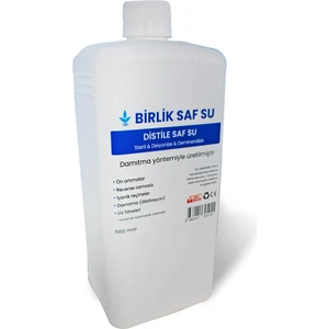1 Lt Gerçek Distile Saf Su