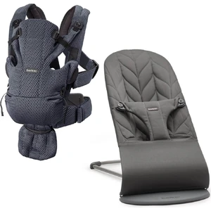 Babybjörn Bliss Ana Kucağı Petal Cotton & Kanguru Move 3D Mesh / Anthracite