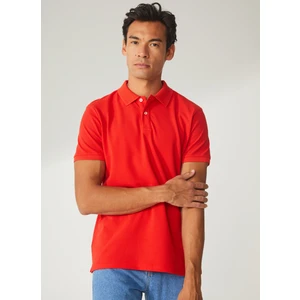 Altınyıldız Classics Nar Çiçeği Erkek Polo T-Shirt 4A9000000001