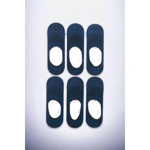 Erkek 6 Çift Kaymaz Silikonlu Görünmez Babet Çorap Seti