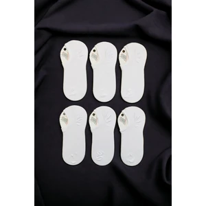 Erkek 6 Çift Kaymaz Görünmez Sneaker Çorap Seti