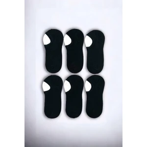 Erkek 6 Çift Kaymaz Görünmez Sneaker Çorap Seti