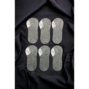 Erkek 6 Çift Kaymaz Görünmez Sneaker Çorap Seti