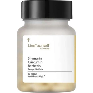 Live Yourself Vitamins Silymarin Curcumin Berberin 30 Kapsül