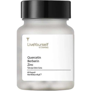 Live Yourself Vitamins Quercetin Berberin 60 Kapsül