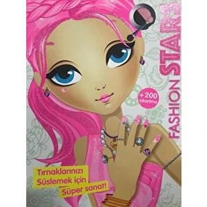 Fashion Stars Tırnaklarınızı Süslemek Için Süper Sanat - 200 Çıkartma