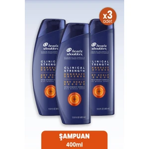 Clinical Strength Şampuan 400 Ml X 3 Adet