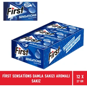 Sensations Damla Sakız Aromalı Sakız 27 gr - 12 Adet