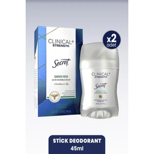 Clinical Shower Fresh Antiperspirant Deodorant 45 Gr X 2 Adet